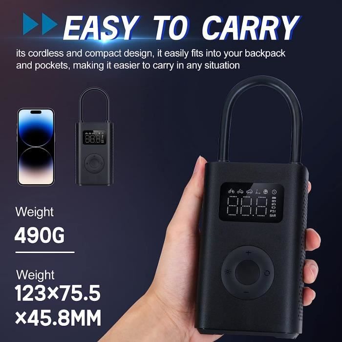 Xiaomi Mijia Compresseur À Air Portatif 2 Gonfleur Electrique