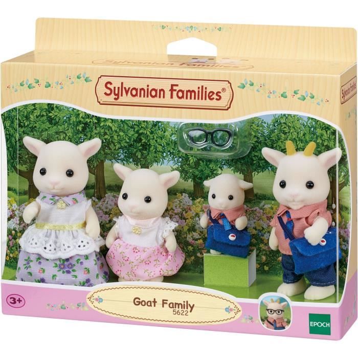 Figurines miniatures - SYLVANIAN FAMILIES - La famille Chèvre - 4  personnages articulés et habillés avec soin - Cdiscount Jeux - Jouets