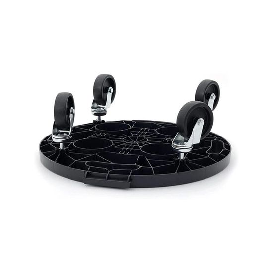 Chariot à Plantes à Roulettes - Capacité 400 Kg, Diamètre Réglable 38-63 Cm, Roues Avec Freins