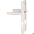 Poignée de porte fenêtre - Tokyo - Hoppe Et Cie - Blanc pur - Clé I - 195 mm - Épaisseur de porte : 68 à 72 mm