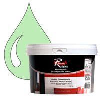 Peinture Résine  0.5L - Multisupport RAL 6019 - Vert blanc - Faïence, Carrelage, Douche, Baignoire - Kit d'application