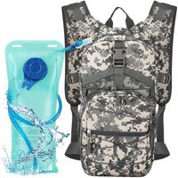 sac à dos d'hydratation avec vessie d'eau sans bpa, sac à dos d'eau pour la randonnée, le cyclisme, le camping, le vélo ou la cour