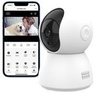 Caméra de Surveillance WiFi - MONMECD - 2.5k(4MP) - Suivi de Mouvement - Vision Nocturne Infrarouge