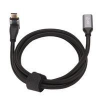 Câble USB C mâle vers USB femelle Câble USB C 3.1 mâle vers femelle PD100W Charge rapide 10 Gbit/s 4K à 60 Hz Câble