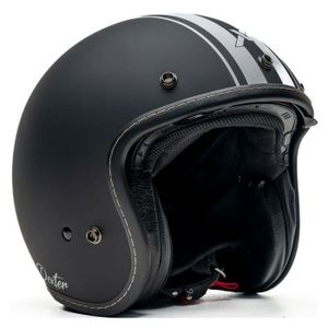 Casque Jet MOCOERL Homologué ECE 22.06 - Noir Vintage - Taille S à Casque Jet MOCOERL Homologué ECE 22.06 - Noir Vintage - Taille S à