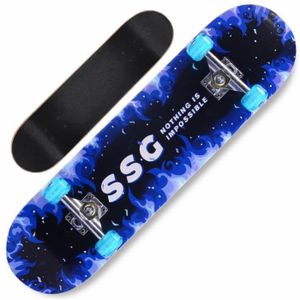 SKATEBOARD - LONGBOARD Skateboard en Bois d'Erable à 9 Couches - Marque -