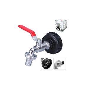 Adaptateur Réducteur Pour Conteneur Schütz - En Plastique Avec Joint Alveolit Avec 1 Filetage Femelle S100 X 8 Mm Et 1 Filetage Male S60 X 6 Mm  270121 2240