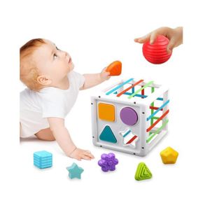 Table d'apprentissage musical pour bébé jouets 12-18 mois + lecteur de