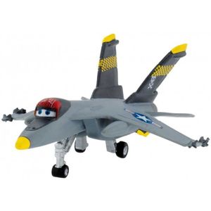 FIGURINE - PERSONNAGE Figurine Echo - Planes Disney - 10 cm - Personnages miniature - BULLY - Gris, Blanc, Jaune et Rouge