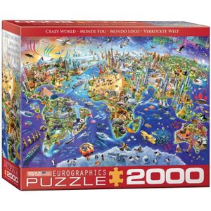 PUZZLE Puzzle - Eurographics - Crazy World - 2000 pièces 