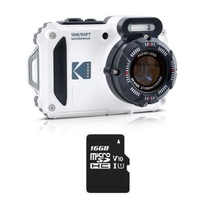 APPAREIL PHOTO COMPACT KODAK Pixpro Pack WPZ2 + 1 carte SD Kodak - Compac