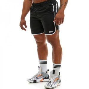 SHORT DE SPORT Short,Short de Fitness en maille respirante à séchage rapide pour homme, vêtement de sport, jogging, pantalon de - black[E1233]