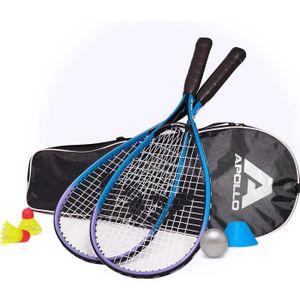 KIT BADMINTON Kit Raquettes Badminton de Différentes Couleurs pour Adulte et Enfant - Raquettes Squash – Balle, Sac Badminton, Volant Badmint54