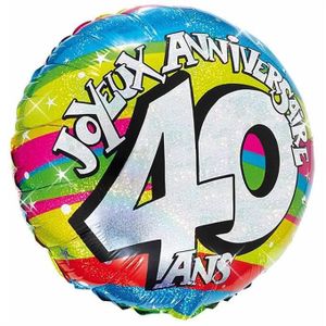 Decoration Anniversaire 40 Ans Cdiscount Maison