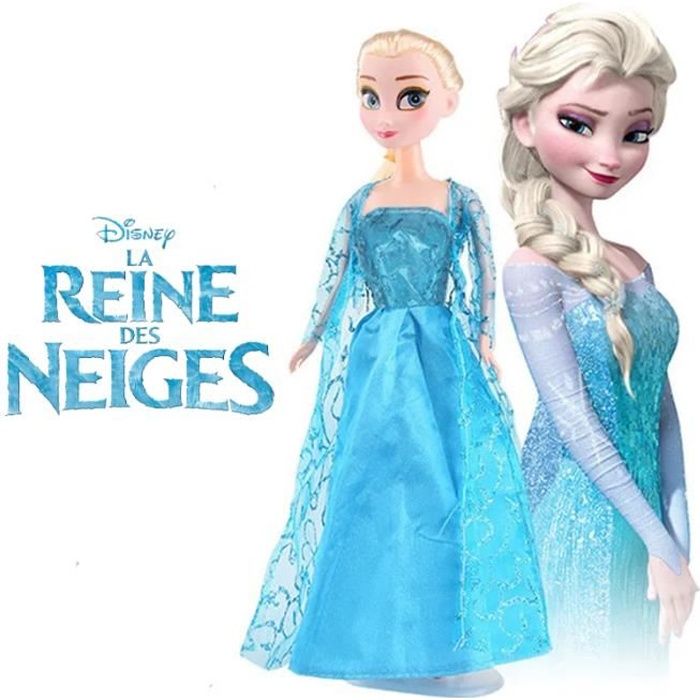 Grande poupee reine des neiges - Cdiscount