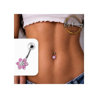 Boucles Piercing époxyde Piercing Arcade Lovepiercing - Boules Cristal Pavées - Acier 316L Anti-Allergique - Filetage Interne 8mm Boules Pavées époxyde