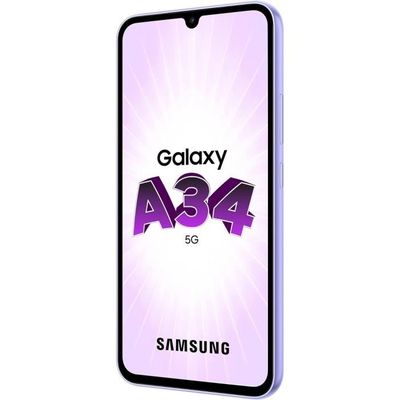 SAMSUNG Galaxy A34 5G Lavande 128 Go - Cdiscount Téléphonie