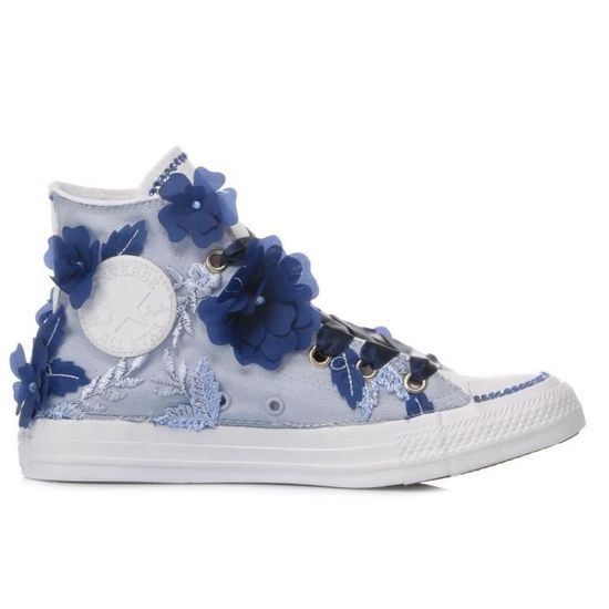 converse bleu clair femme