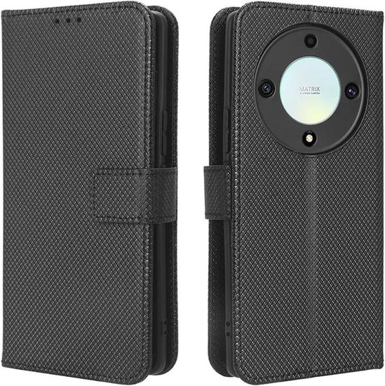 Housse Portefeuille Honor 400 Lite 5G - Etui En Cuir PU Avec Support, Porte-cartes Et Fermeture Magnétique