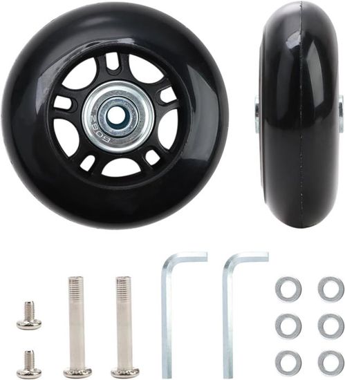 Roues de Remplacement de Valises à Bagages Silencieuses et Durables pour le Transporteur de Sacs de Voyage Roues de Remplacement de Valises à Bagages Silencieuses et Durables pour le Transporteur de Sacs de Voyage