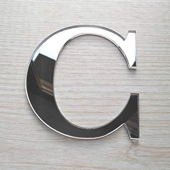 Lettres Miroir Adhésif - Lettre Y - Hauteur 15 Cm - Initiale