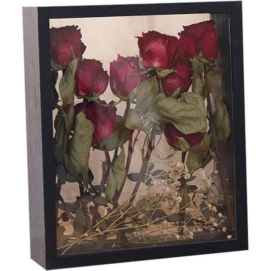 TENGYIF Cadre photo 3D profond, à remplir 20 x 20 cm, verre acrylique transparent, pour objets TENGYIF Cadre photo 3D profond, à remplir 20 x 20 cm, verre acrylique transparent, pour objets