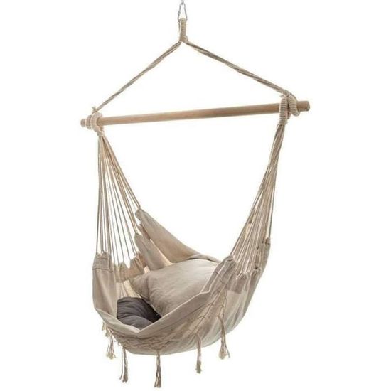 Hamac D'Extérieur Épais, Cha Suspendue, Portable, Balançoire En Toile