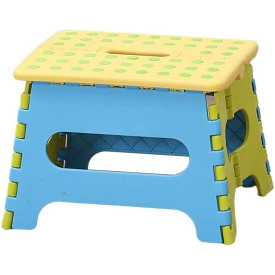 Marchepied Pliable En Plastique - Support 150 Kg, Antidérapant, Pour Cuisine/salle De Bain (28 Cm Ou 23 Cm)