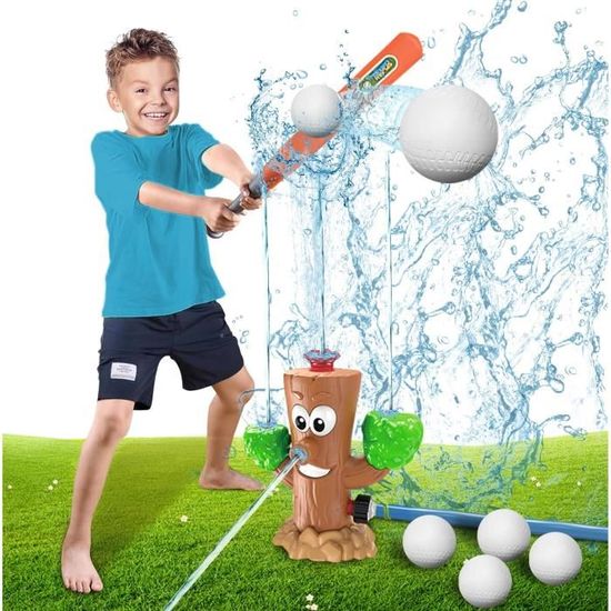 Kit D’eau 3-en-1 Baleine – Jeu De Base-ball D’extérieur, Avec 20 Accessoires, Montage DIY