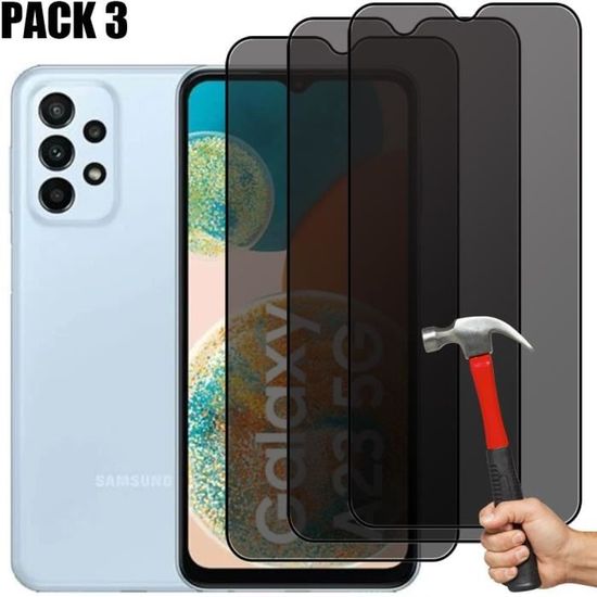 Protecteur Écran Anti-Espion IPhone 15 Plus – Verre Trempé 9H Avec Protège-Caméra – 2 Pièces