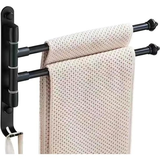 Support Serviette Salle De Bain Kibath Porte-serviettes Sans Perçage De 36 Cm En Acier Inoxydable Finition Or Brossé | Leroy Merlin Porte-serviette Salle De Bain