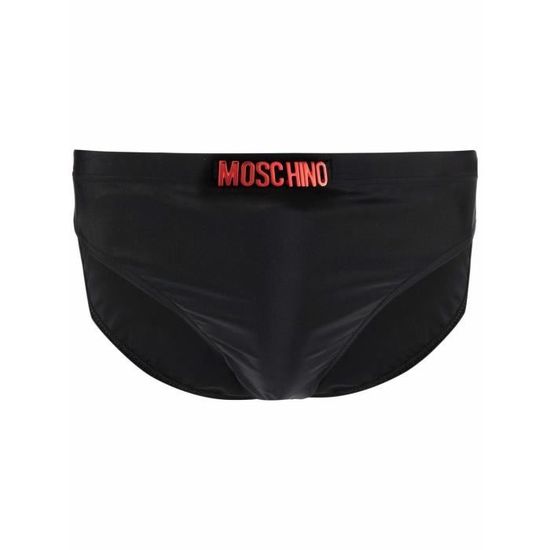 String Moschino Noir - Coton Et Élasthanne - Taille S - Neuf Avec étiquettes