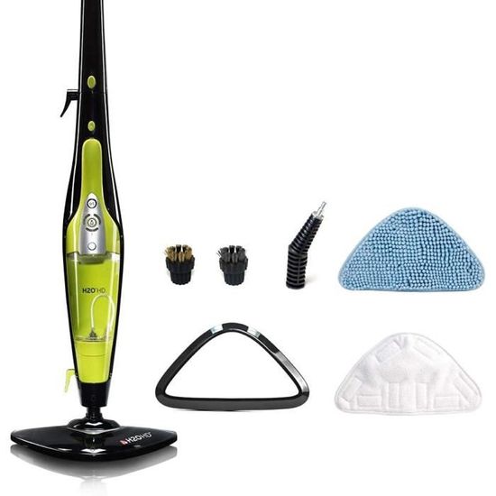 Balai Vapeur Vileda Steam Plus - Nettoyage Hygiénique Sans Produits Chimiques - Tue 99.9% Bactéries - Réservoir 400ml - 28min Autonomie
