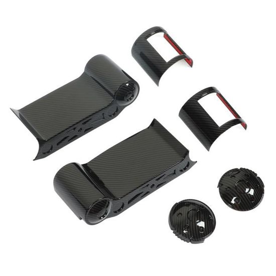 Dianrui Lot De 60 Clips Noirs à Tête Carrée Pour Grille D'aération De Voiture, 9 Mm, Clips De Sortie De Climatiseur Avec 1 Boîte De Rangement, Clips