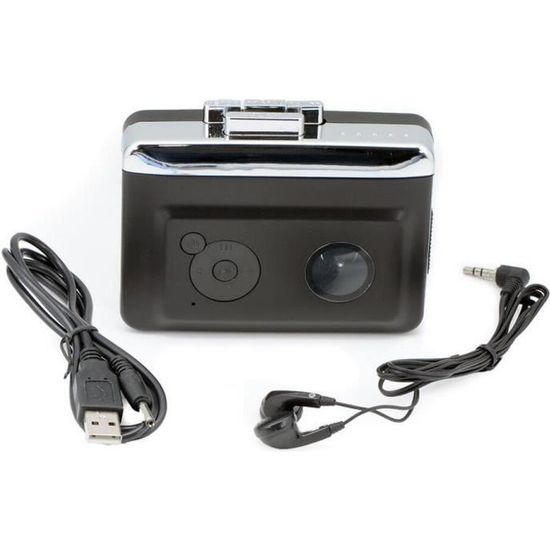 Lecteur cassette USB audio - convertisseur lecteur MP3 /  Baladeur Cassette et Convertisseur au Format MP3 d'un PC