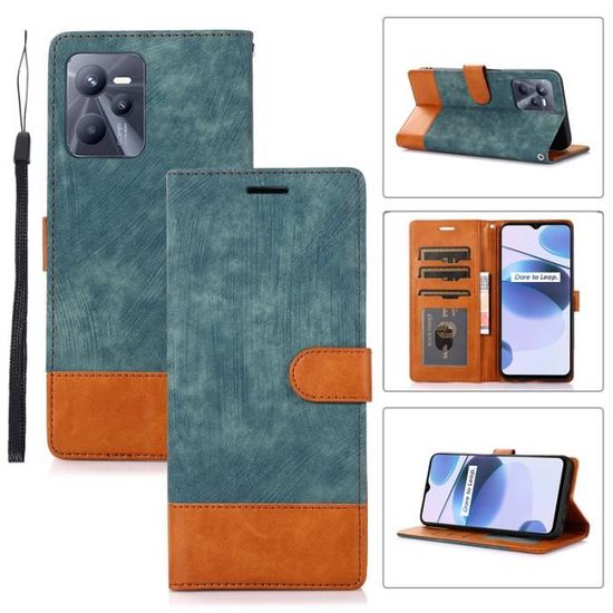 CREATCABIN Étui Téléphone Portable En Cuir Motif Cactus Porte