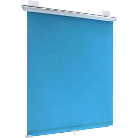 Store Occultant Sans Perçage 50 Cm De Large - Enrouleur à Cordon Latéral, Montage Klemmfix