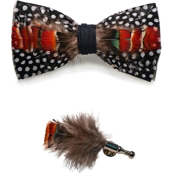 Nœud Papillon Homme élégant Fait Main - Tissu Polyester De Luxe - 12,5x6,5 Cm - Pour Mariage, événement, Cravate Vintage