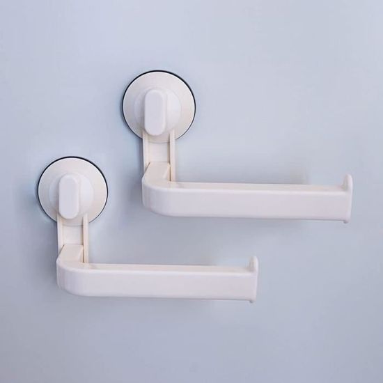 PowerKing Porte-Papier Toilette Blanc – Petite Armoire De Rangement Étroite Avec Portes Pour Salle De Bain Et Petits Espaces