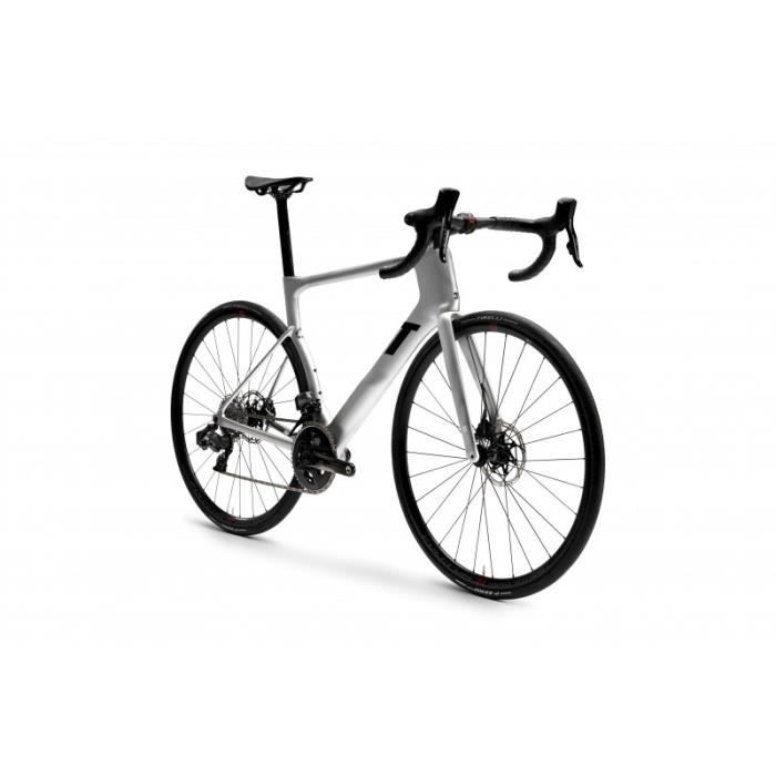 Vélo de course 3T Cycling Strada Force AXS 2x12 - gris chrome - 42 cm