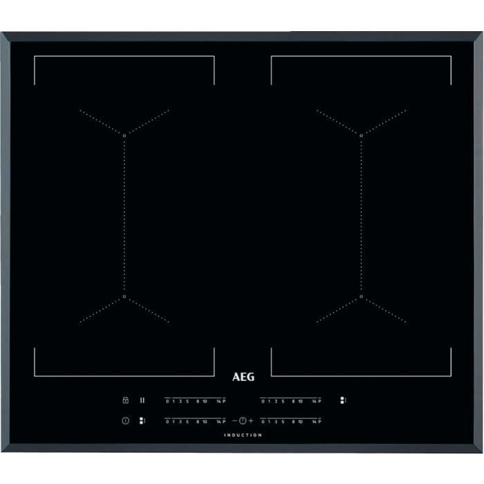 AEG IKE64450FB, Intégré, Plaque avec zone à induction, Noir, 3200 W, Rond, 180 x 210 mm