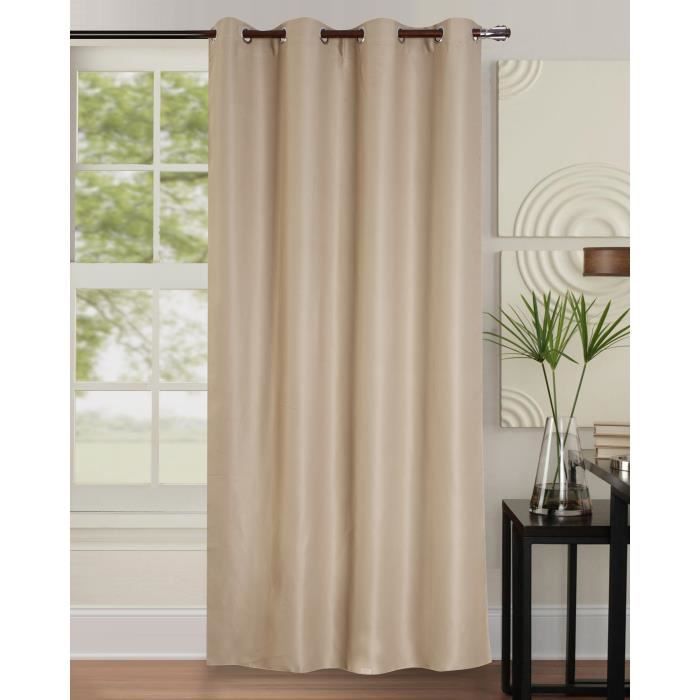 Rideau occultant Taupe
