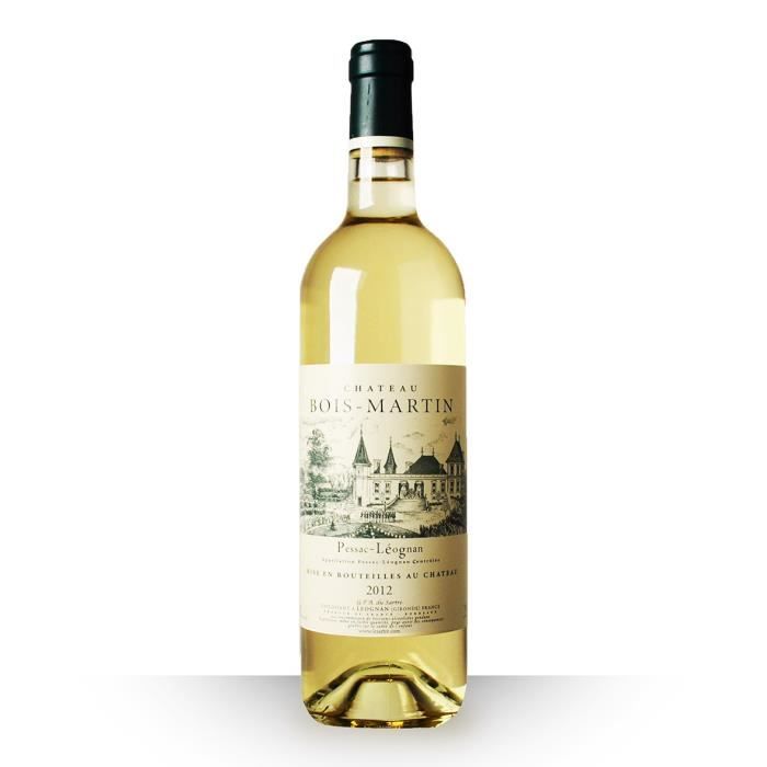 Château Bois-Martin 2012 Blanc 75cl AOC Pessac-Léognan - Vin Blanc