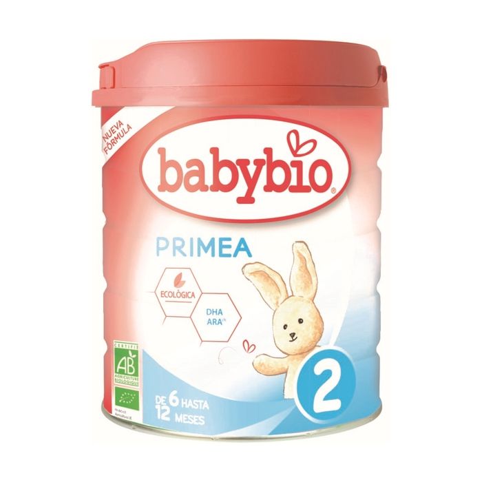 Babybio - Primea 2 - Lait de vache Français Bio - 800g - Dès 6 mois