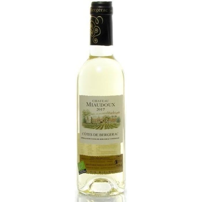 Château Miaudoux AOC Côtes De Bergerac Moelleux Bio 2017 37,5cl