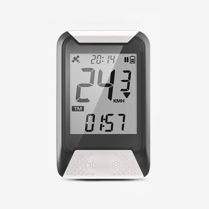 Compteur GPS - iGS130 - Compteur de Vélo GPS Simplifié - Couleur:Gris