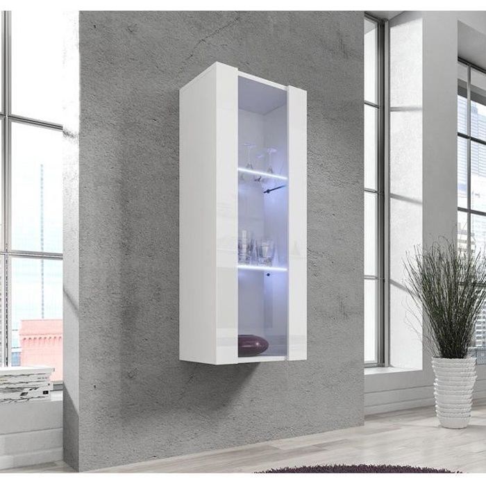 Armoire mural modele Zarco blanc