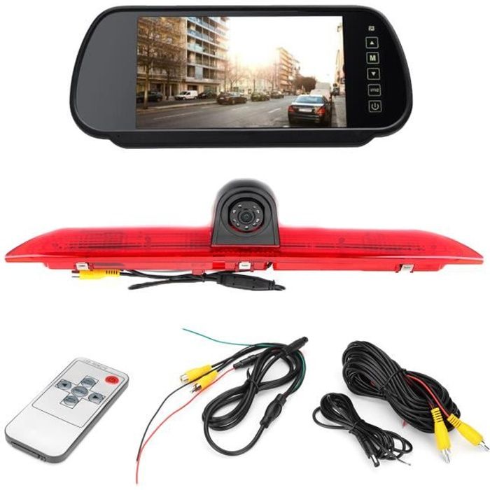 Kit Rétroviseur moniteur 7 pouces + Caméra de recul filaire Pour Ford Transit (à partir de 2014)