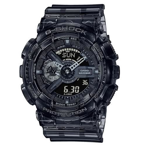 Casio Mens Analogique Digital Quartz Montre avec Bracelet en Plastique GA 110SKE 8AER