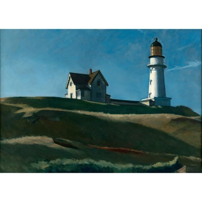 Poster Affiche Lighthouse Hill Edward Hopper Peinture Realisme Amerique 31cm x 43cm